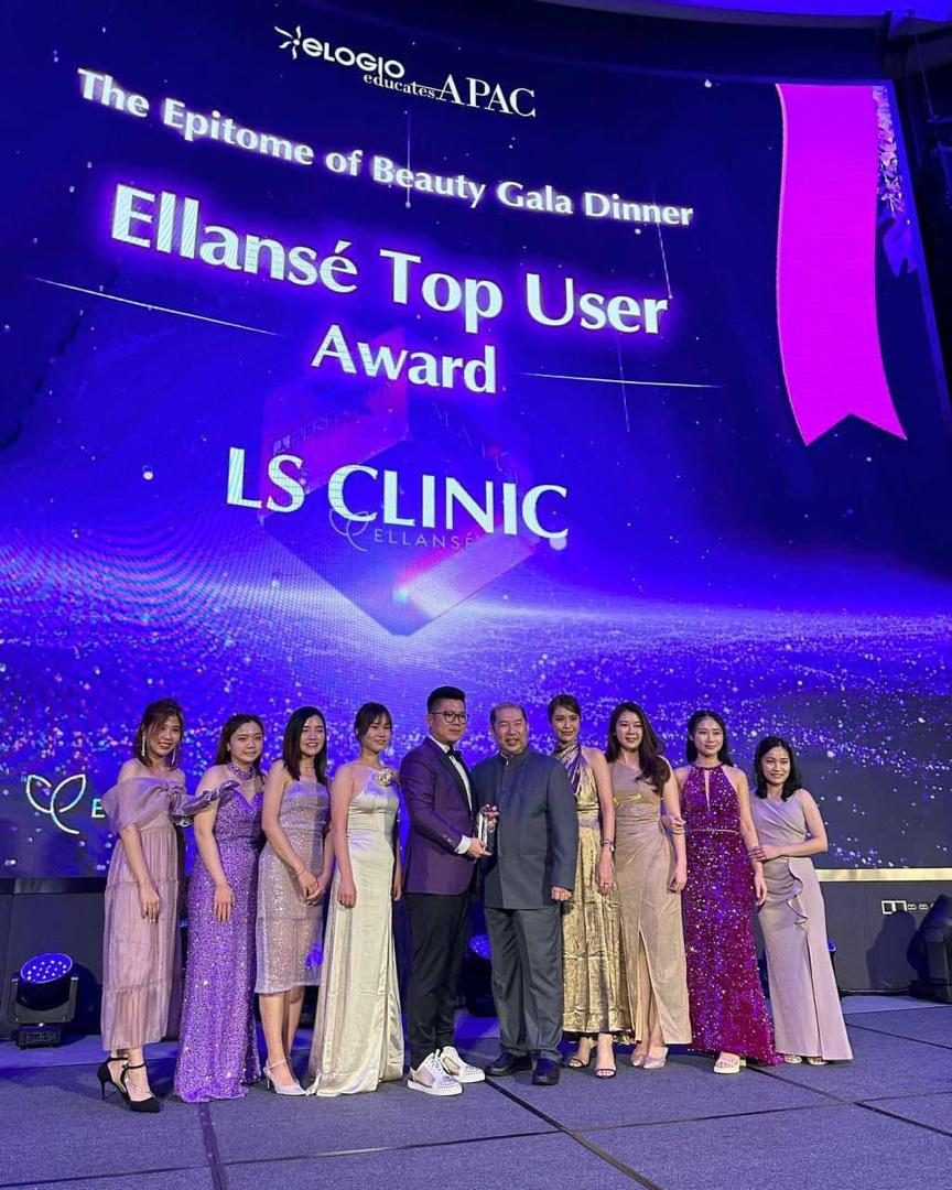 LS Clinic receiving the Ellansé Top User Award