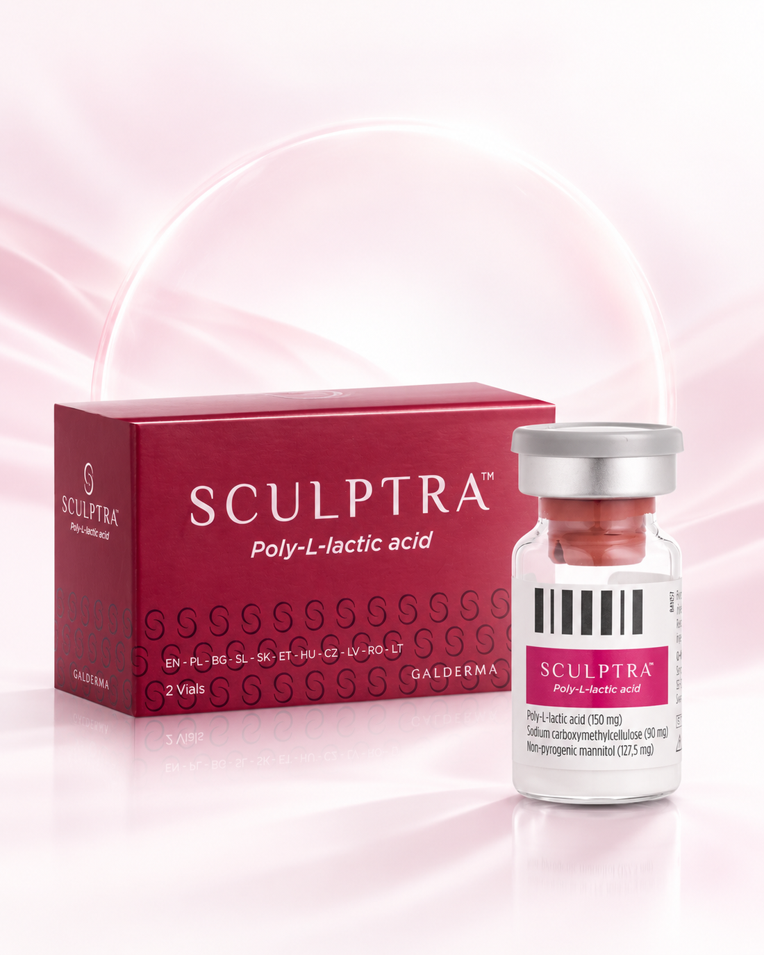 Sculptra 童颜针 — Poly-L-lactic acid collagen stimulator by Galderma